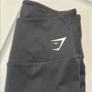 Gymshark Black Athletic cropped Bottoms